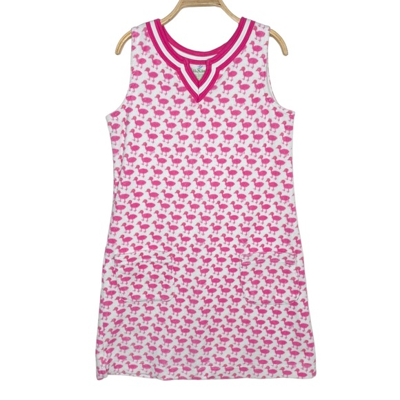 Lilly Pulitzer Little Lilly Pink Bird Print Shift Dress - Picture 1 of 7